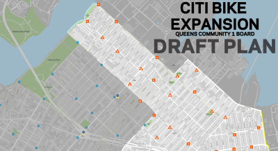 The Citi Bike expansion into Astoria puts bikes where they belong: the street.