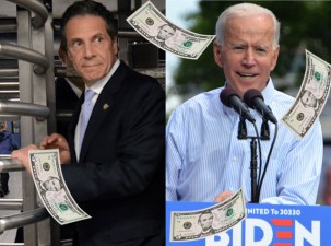 Will Joe Biden make it rain for Gov. Cuomo? Well, only if the governor asks.