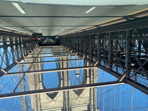 Here's one of the 108 bridges in New York City that the state says are in poor condition (recognize it?). Photo: Ben Kuntzman