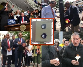 Politicians talk a lot about  speed cameras — a montage.