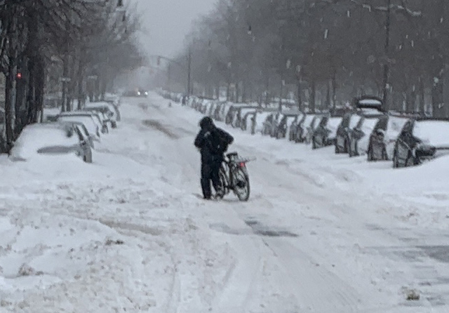 Delivery workers are treated badly. File photo: Gersh Kuntzman