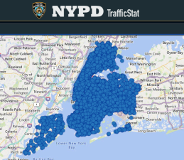 Injuries caused by car drivers are literally happening everywhere in this city so far this year. Source: NYPD