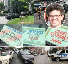 Placard abuse is the root of all evil. Council candidate Lincoln Restler wants to do something about it.