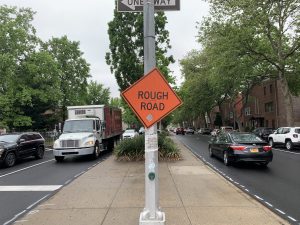 Rough road, indeed. Photo: Gersh Kuntzman