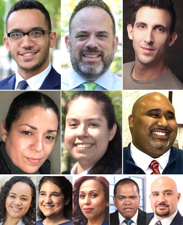 Lots of candidates in two districts.