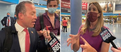 Who are Jersey jokers Reps. Josh Gottheimer (left) and Mikie Sherrill trying to save from congestion pricing? Shockingly, the answer is rich people. Photos: Dave Colon