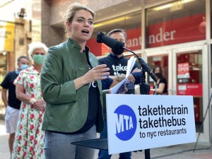 New MTA boss Sarah Feinberg. File photo: Metropolitan Transportation Authority / Jessie Mislavsky
