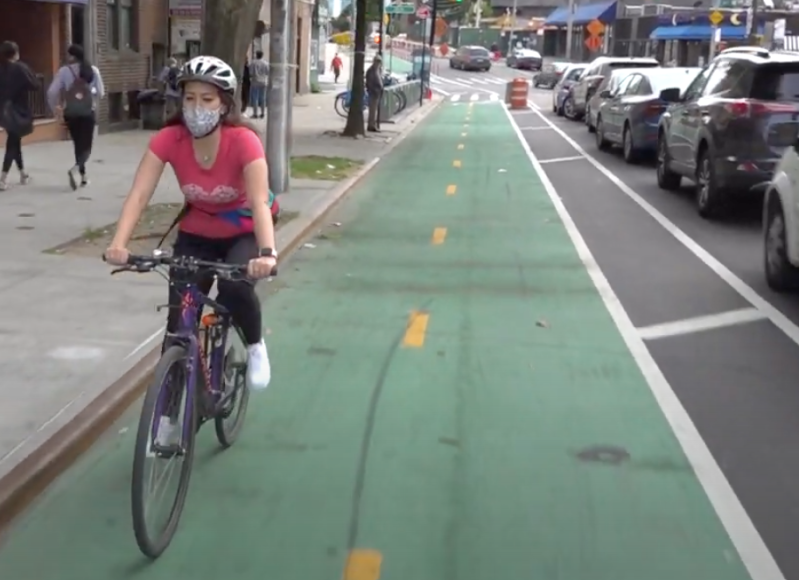 New cyclist and activist CJ Wojtkowski.