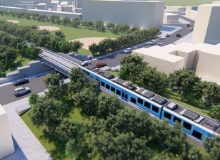 What society would look like if the QueensLink was built. Photo: QueensLink