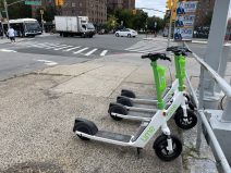 Scooter park at Van Nest-Parkchester border. File photo: Streetsblog