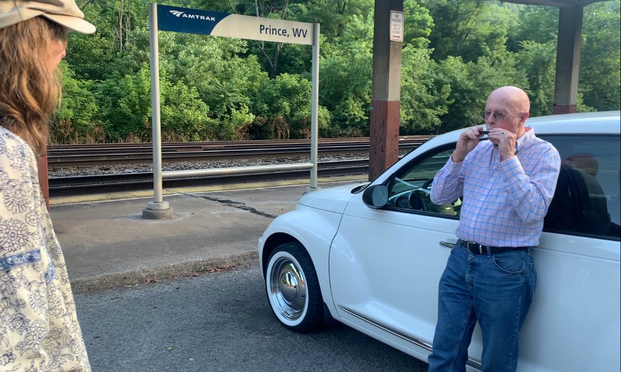Southern gentleman: David Gay picked us up in his pristine PT Cruiser and with a harmonica greeting. Photo: Gersh Kuntzman
