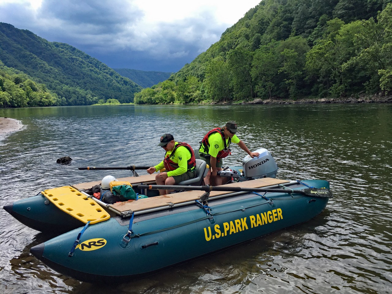 A river runs through it. And they run through the river. Photo: Gersh Kuntzman