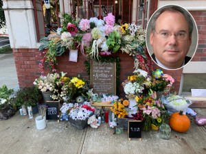 The memorial to Apolline Mong-Guillemin. File photo: Gersh Kuntzman