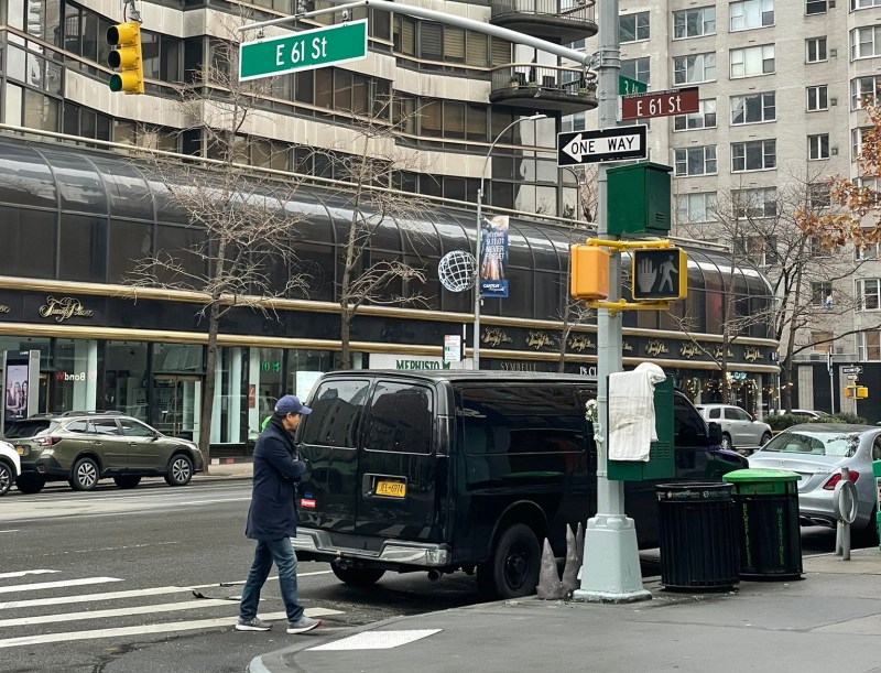 Incoming Department of Transportation Commissioner Ydanis Rodriguez sent a message by visiting the scene of Friday's crash. Photo: Rodriguez's office