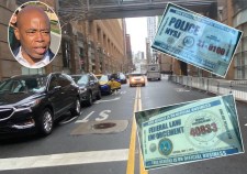 NYC Bike Lanes sent the picture of Duffield Street to Mayor Adams (inset).