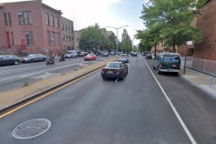 Despite a city commitment last year, McGuinness Boulevard remains a speedway. Photo: Google