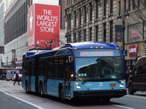 A bus. Does it need to be fast or does it need to be free? Photo: Tdorante10 via Wikimedia Commons