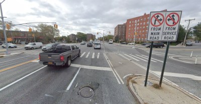 The crash site on Kings Highway is the wild west. Photo: Google