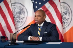 Mayor Adams on Wednesday. Photo: Mayor's office