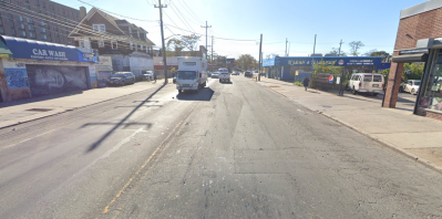 The scene of the crash. Photo: Google