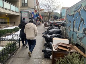 What pedestrians must wade through many nights. File photo: Gersh Kuntzman