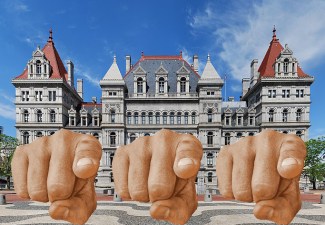 Welcome to the Albany blame game.