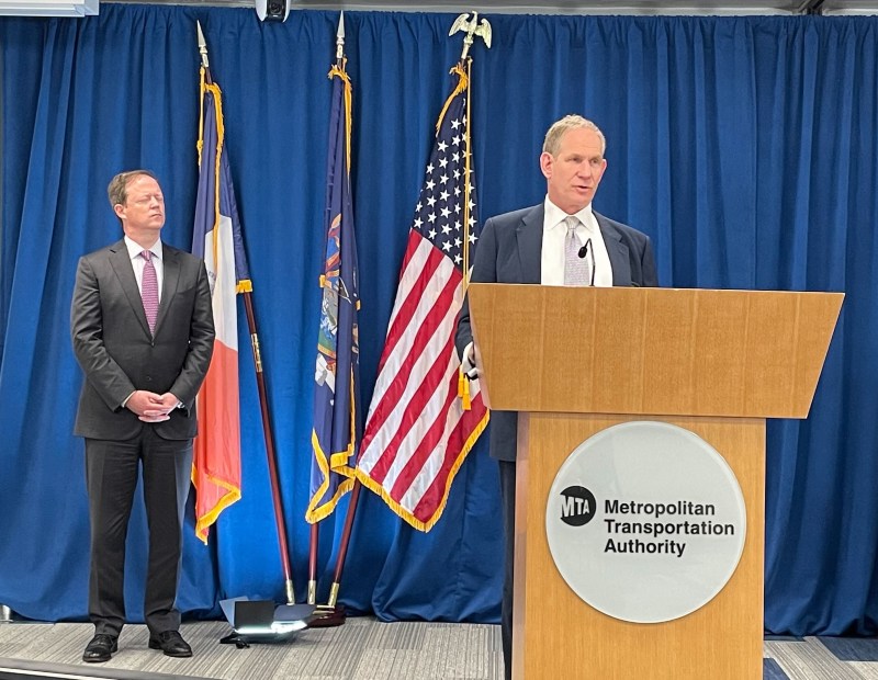 MTA CEO Janno Lieber on Wednesday. Photo: Dave Colon