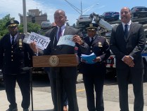 The mayor is very skeptical of fake plates. Photo: Gersh Kuntzman