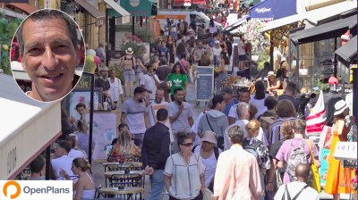 Streetsblog Publisher Mark Gorton went to Paris ... and all you got was his insightful Streetfilms video. Photo: Clarence Eckerson Jr.