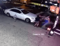 The two victims of last week's crash at the moment of impact.