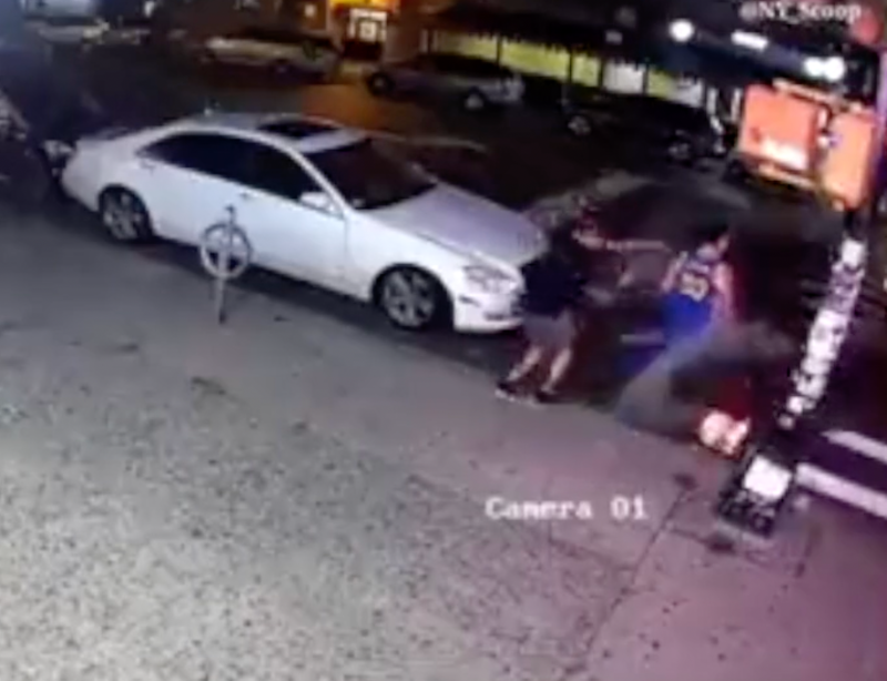 The two victims of last week's crash at the moment of impact.